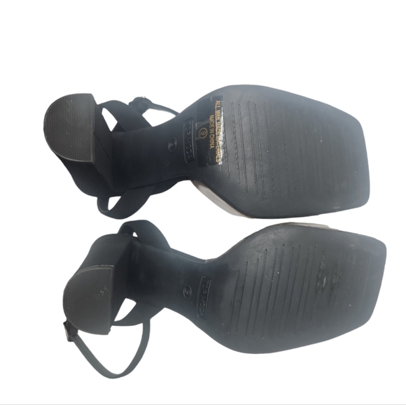 TOP Moda Sandals Black Size 9 - Picture 5 of 6